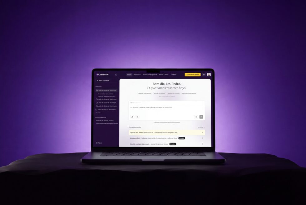 Plataforma Jurídico AI para advogados