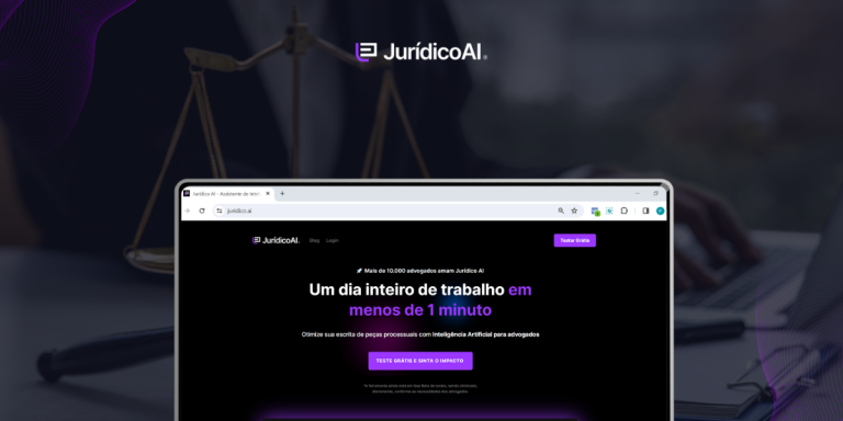 Tela da Jurídico AI para advogados