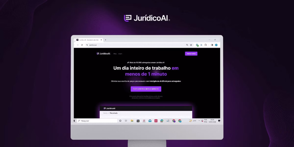 Faça uma pergunta jurídica para a IA da Jurídico AI
