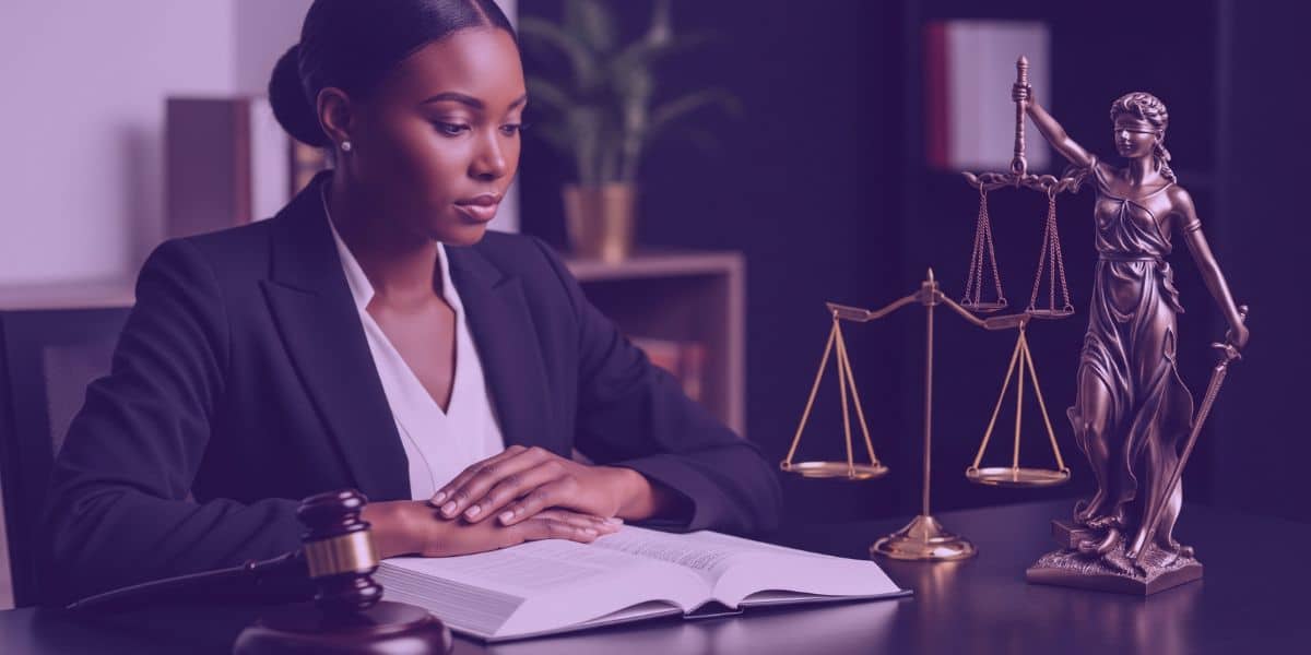 Advogada lendo modelo de Ação de consignação em pagamento.