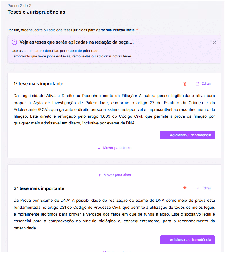 Teses e Jurisprudências.