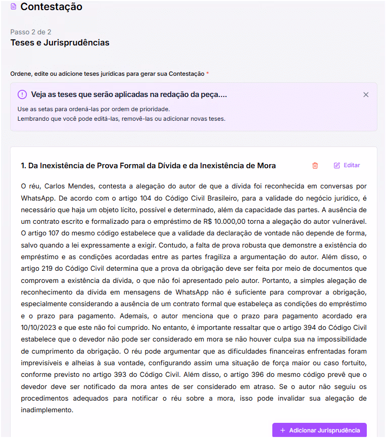 Teses e jurisprudências.