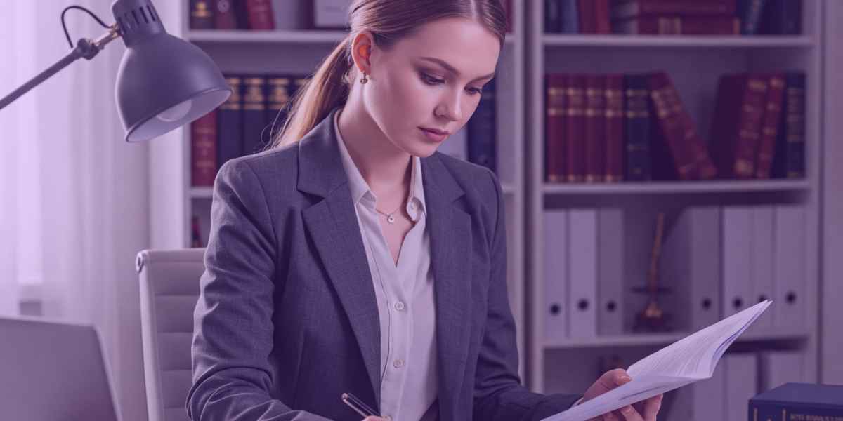 Uma advogada atuando em um processo envolvendo litigância de má-fé.