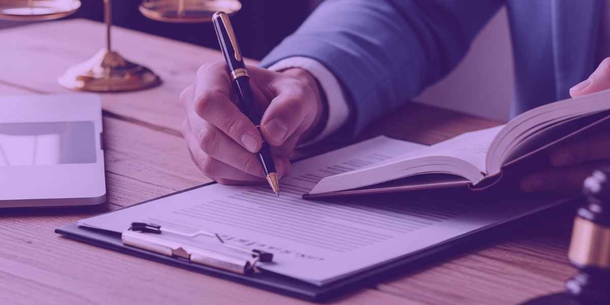 Advogado analisando um contrato de locação residencial