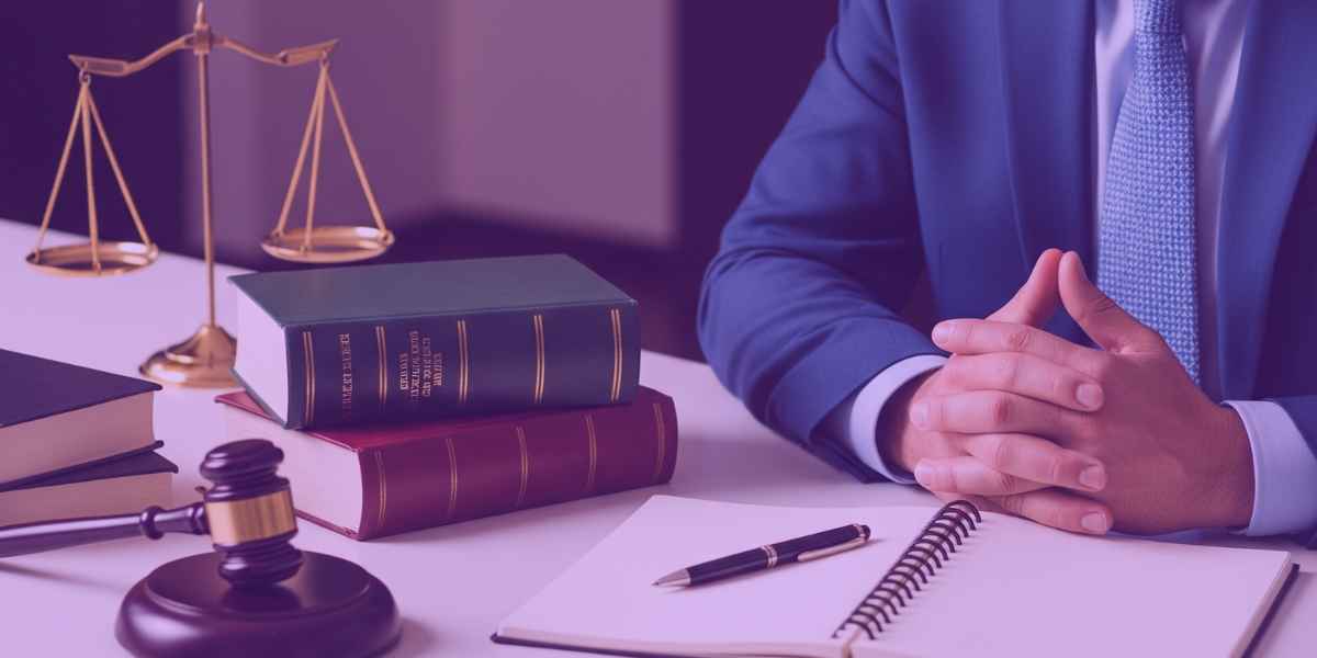 Advogado lendo guia sobre prescrição e decadência