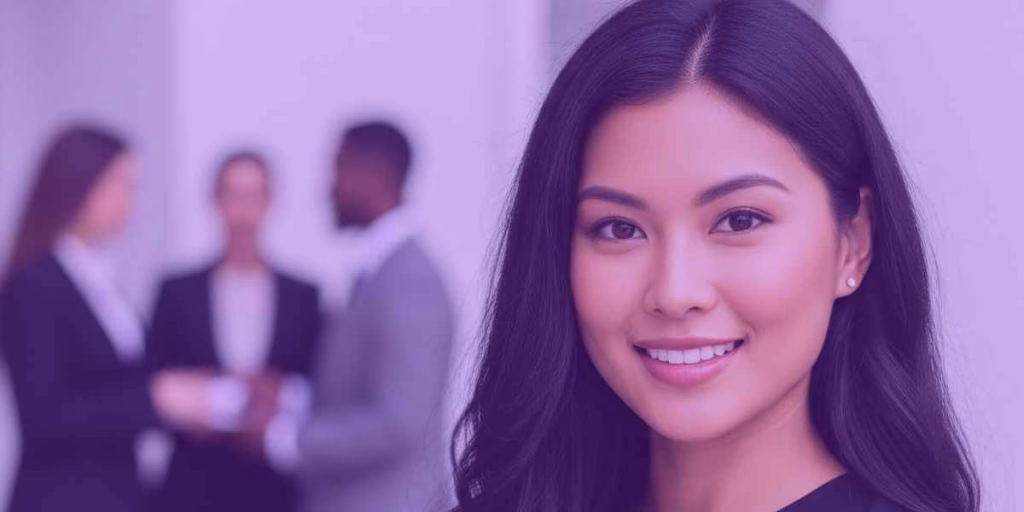 Advogada sorrindo após aprender sobre desconsideração da personalidade jurídica com esse guia completo 
