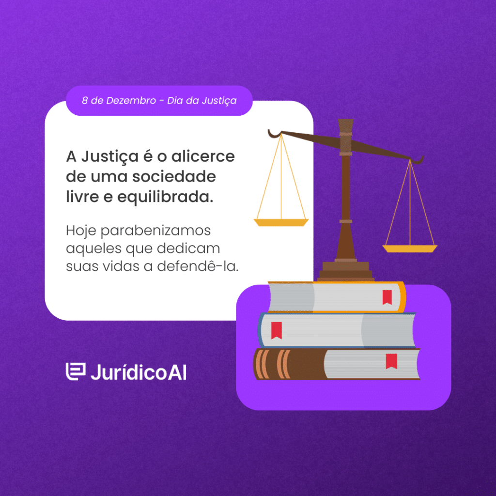 Dia da Justiça: A Justiça é o alicerce de uma sociedade livre e equilibrada Hoje parabenizamos aqueles que dedicam suas vidas a defendê-la