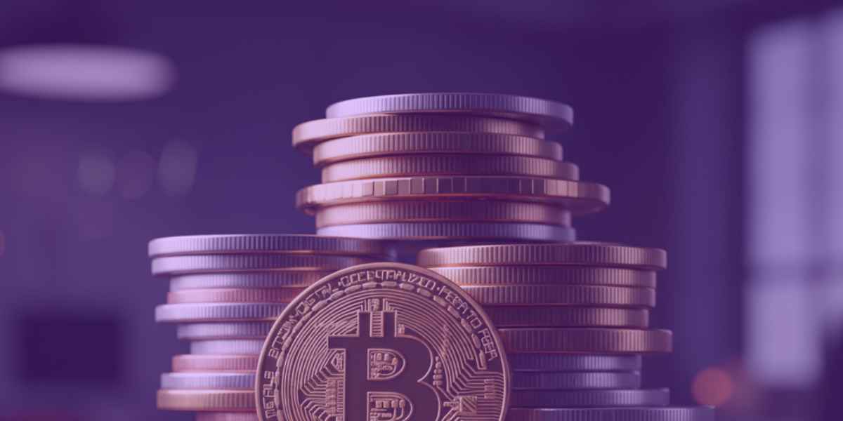 Variedade de Criptomoedas, como: Bitcoin, Ethereum e outras altcoins.