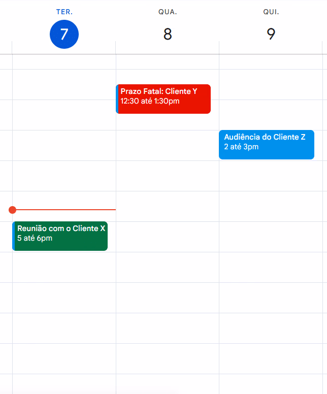 Google Agenda - Eventos