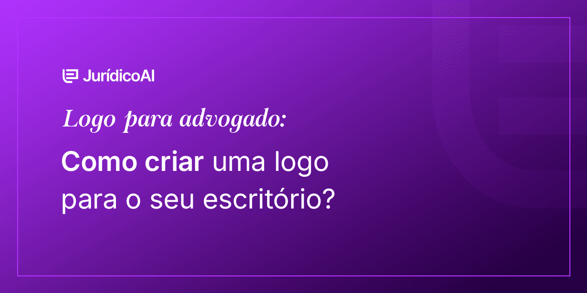 Logo para escritório de advocacia