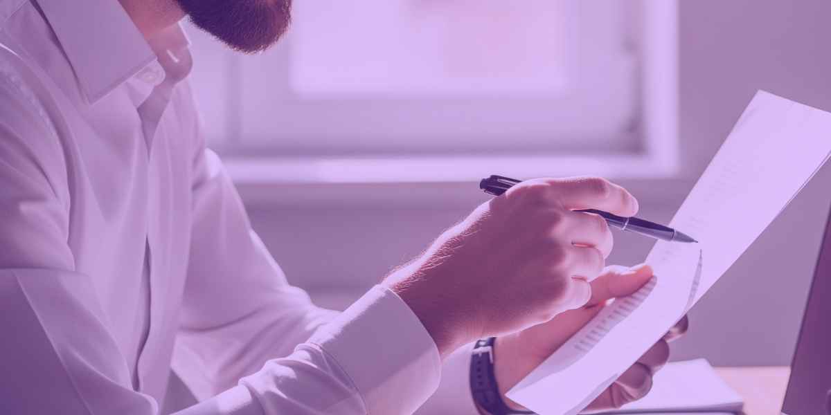 Advogado analisando contrato manualmente antes de descobrir a Jurídico AI