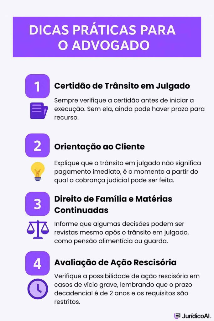 Dicas práticas para advogados