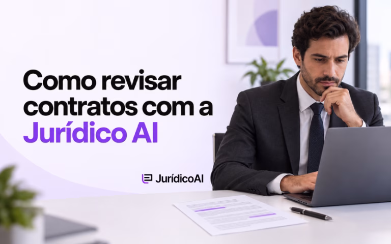 Advogado analisando como revisar contratos com a Jurídico AI