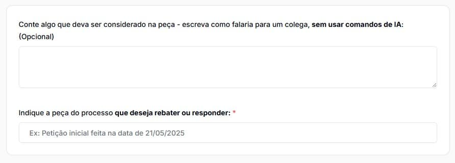 Informações adicionais sobre opedido de liberdade provisória