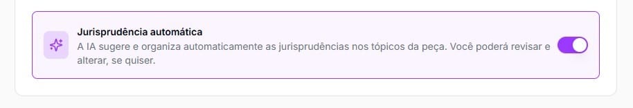 Escolha da jurisprudências 