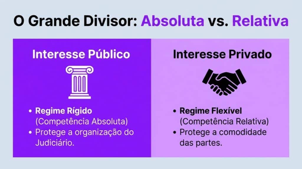 Competência absoluta e relativa