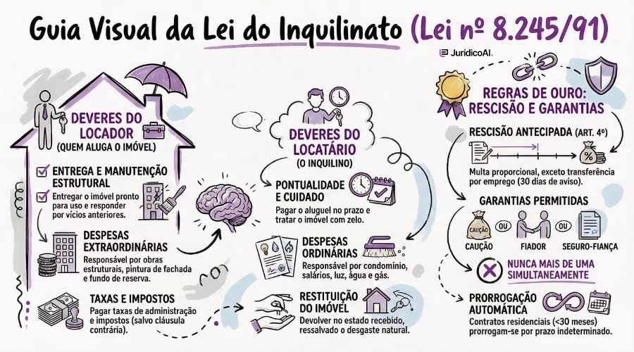Guia sobre a Lei do Inquilinato (Lei 8.24591)