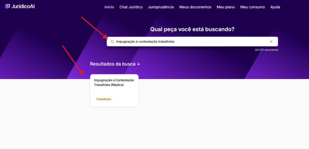 Buscado para fazer o modelo de impugnação à contestação trabalhista