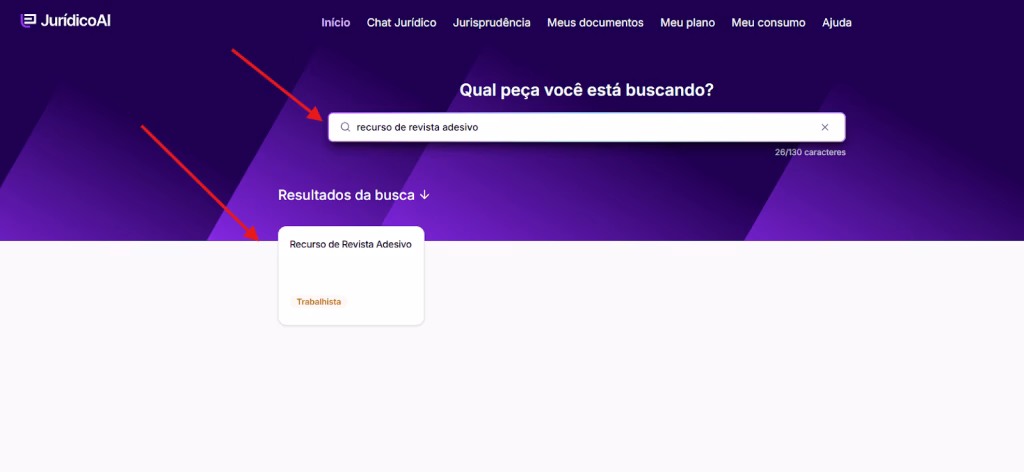 Pesquisa o Recurso de Revista Adesivo