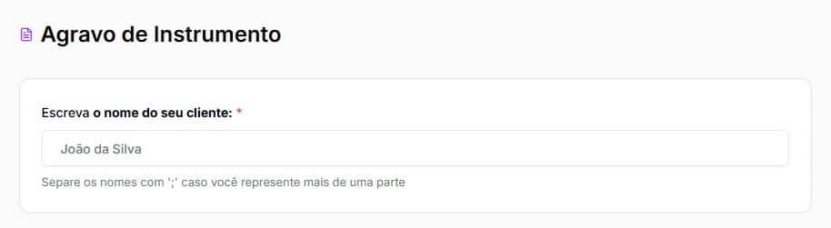agravo de instrumento para justiça gratuita
