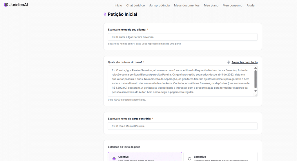 Informações para criar o modelo de Ação de Imissão na Posse.
