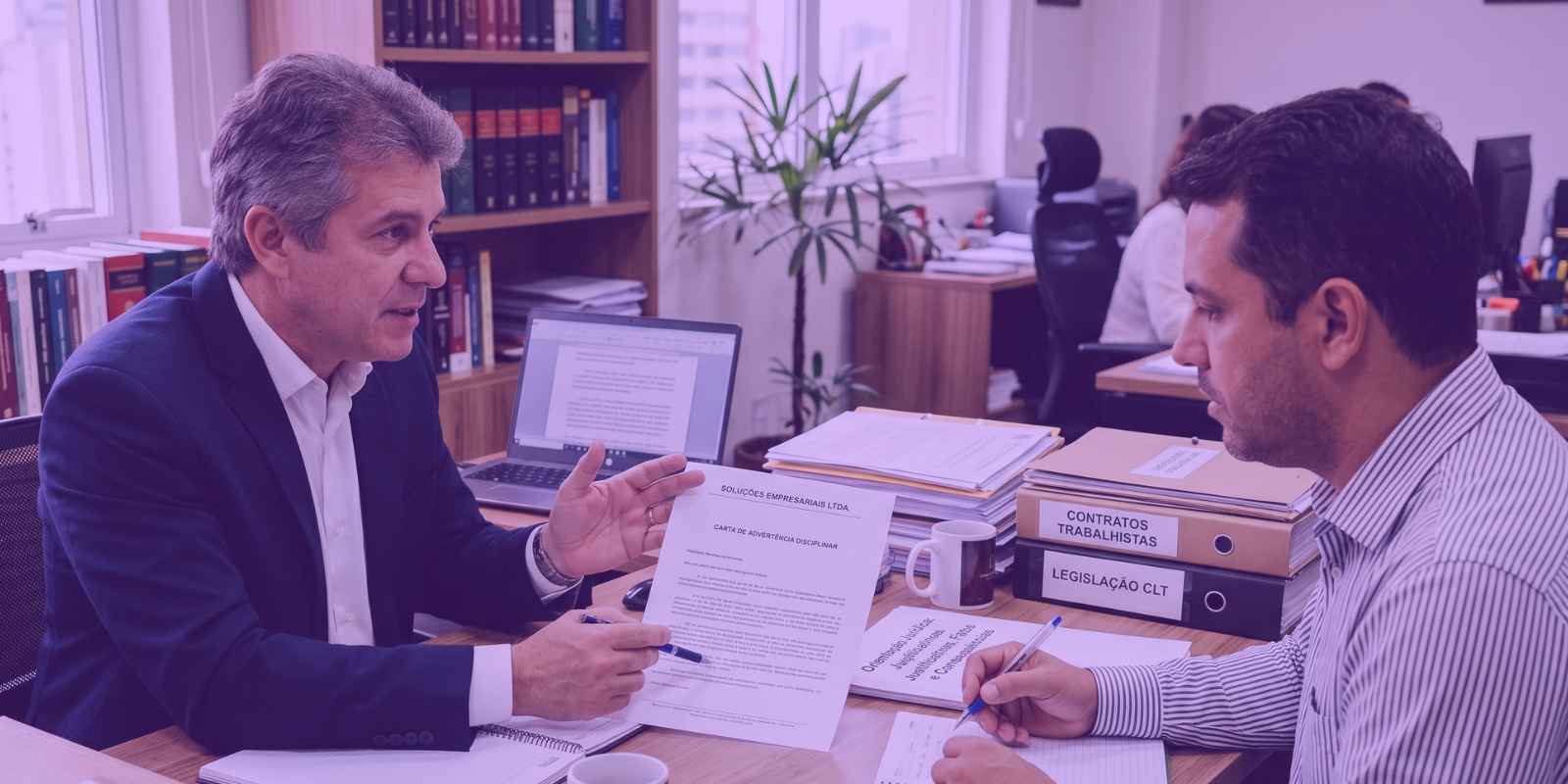Carta de Advertência Disciplinar na Jurídico AI Entenda o funcionamento da Carta de Advertência Disciplinar, as situações para aplicação e o passo a passo para redigir o documento. Acesse um modelo atualizado e pronto para uso.