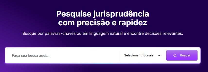 pesquisa de jurisprudência da Jurídico AI