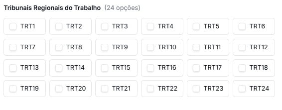 Tribunais para pesquisar jurisprudências