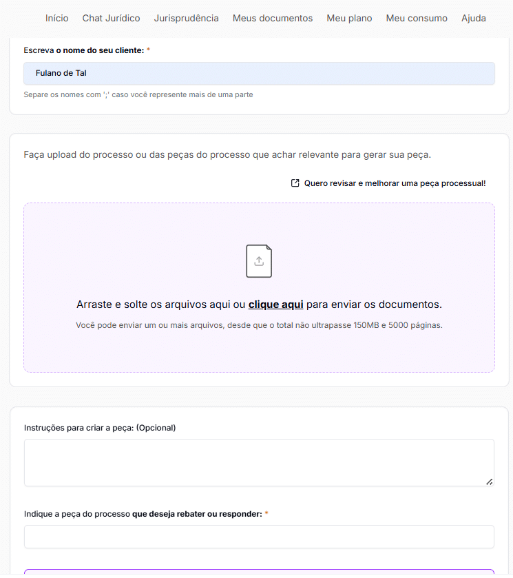 Informações para criar o modelo de Agravo de Instrumento Trabalhista
