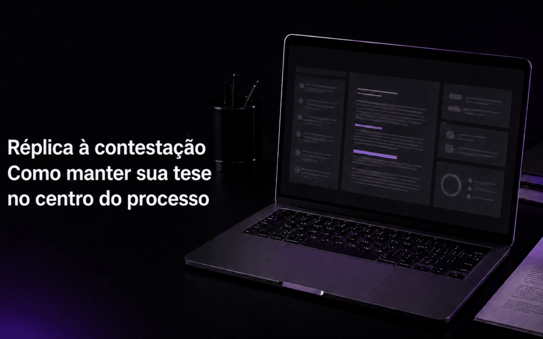 Réplica à contestação: como manter sua tese no centro do processo