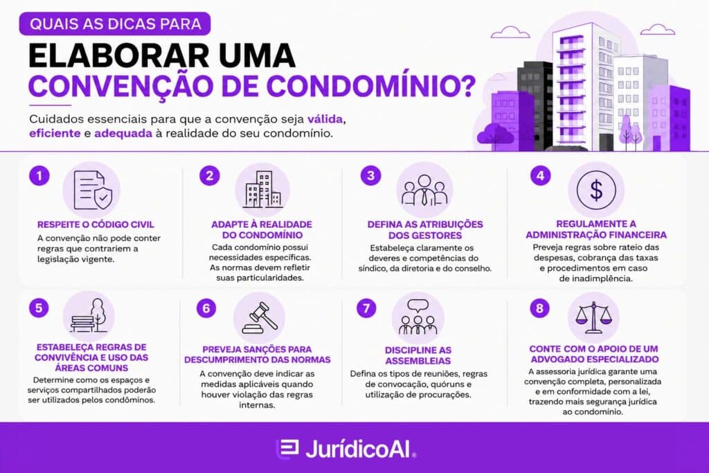 Quais as dicas para elaborar uma convenção de condomínio?