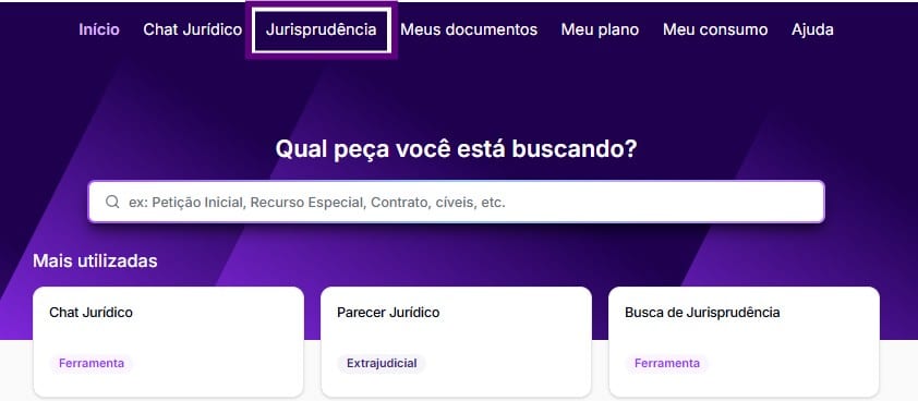 Aba de jurisprudÊncias
