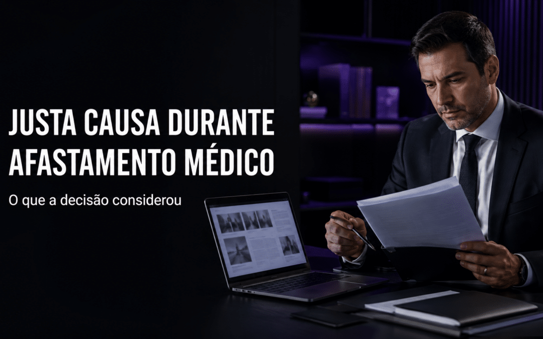 Justa causa durante afastamento médico: quando é válida?