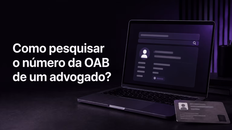 Consulta do número da OAB de um advogado pelo cadastro oficial