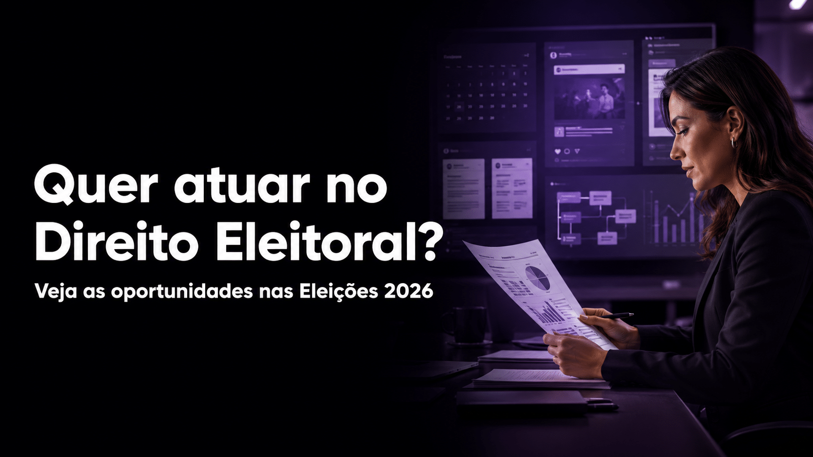 Quer atuar no Direito Eleitoral? Veja as oportunidades nas Eleições 2026 Advogada analisa oportunidades de atuação no Direito Eleitoral nas Eleições 2026