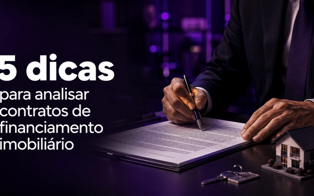 5 dicas para analisar contratos de financiamento imobiliário