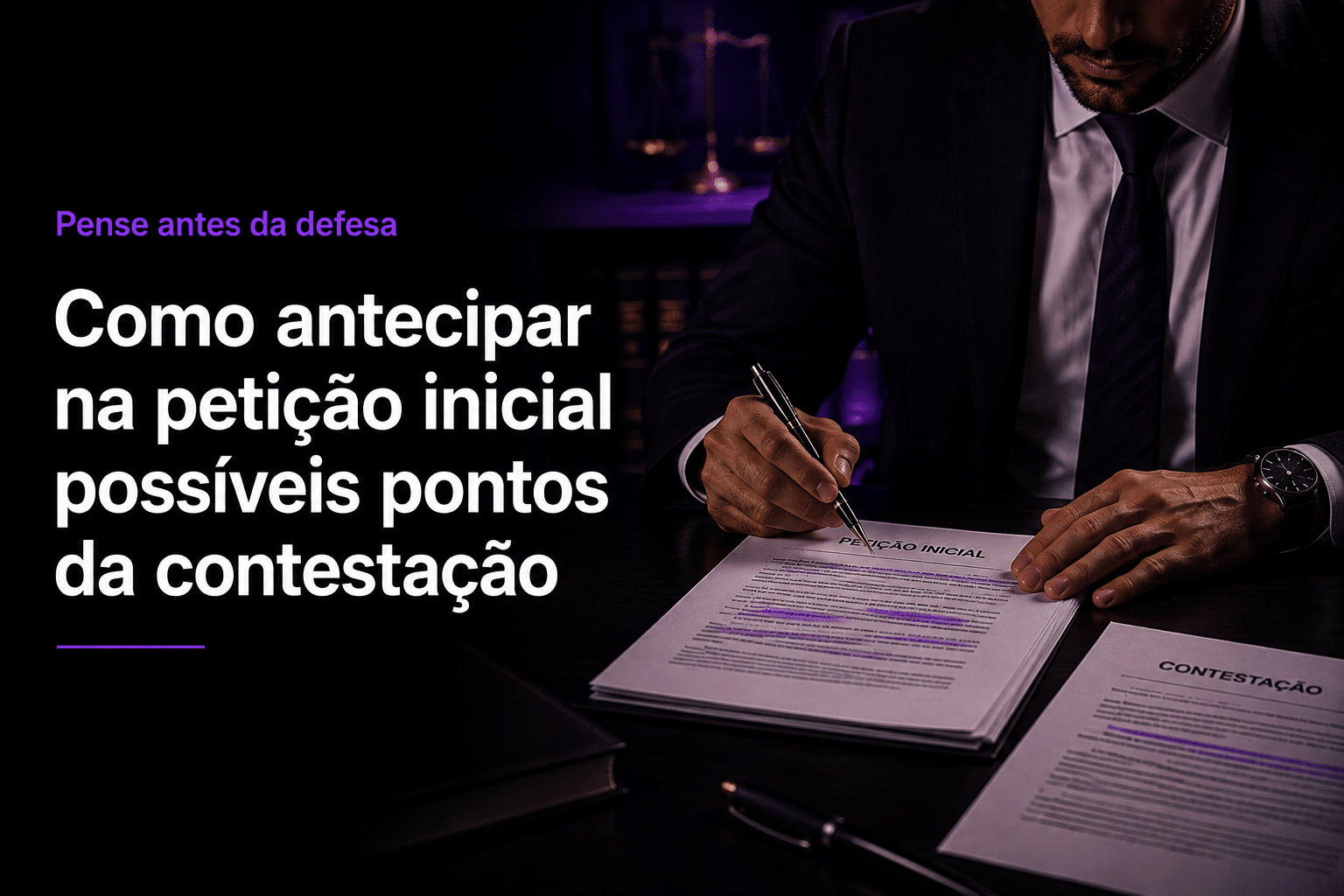 Como antecipar pontos da contestação na petição inicial Como antecipar possíveis pontos da contestação na petição inicial