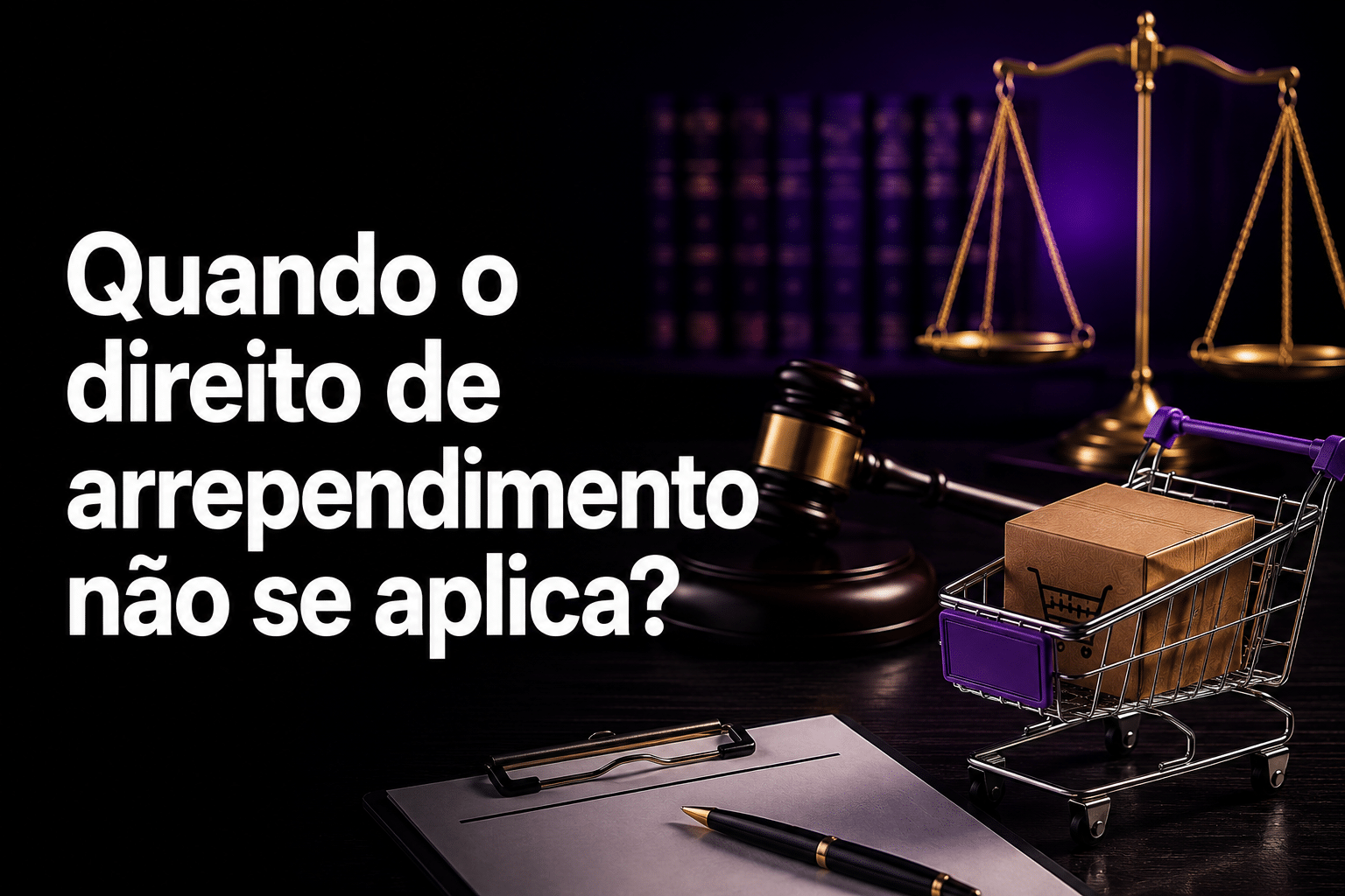 Quando o direito de arrependimento não se aplica segundo o CDC