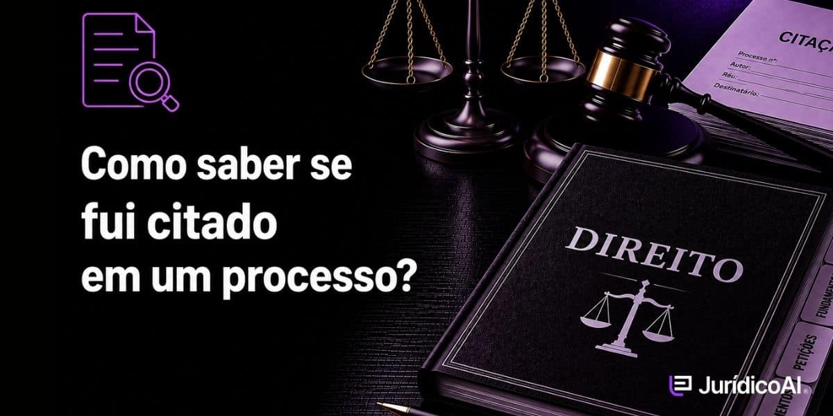 Como saber se fui citado em um processo Descubra como saber se foi citado em um processo, consultar a ação pelo nome ou CPF e verificar a modalidade, os documentos, a validade da citação e os prazos processuais.