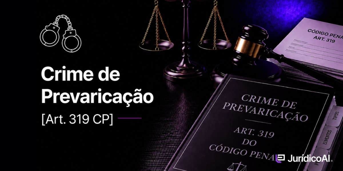 Crime de Prevaricação Saiba o que é o crime de prevaricação, previsto no art. 319 do Código Penal, quais são seus tipos, pena e como ocorre a apuração.