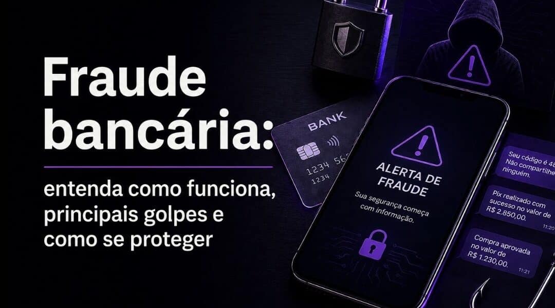 Fraude bancária: entenda como funciona, principais golpes e como se proteger