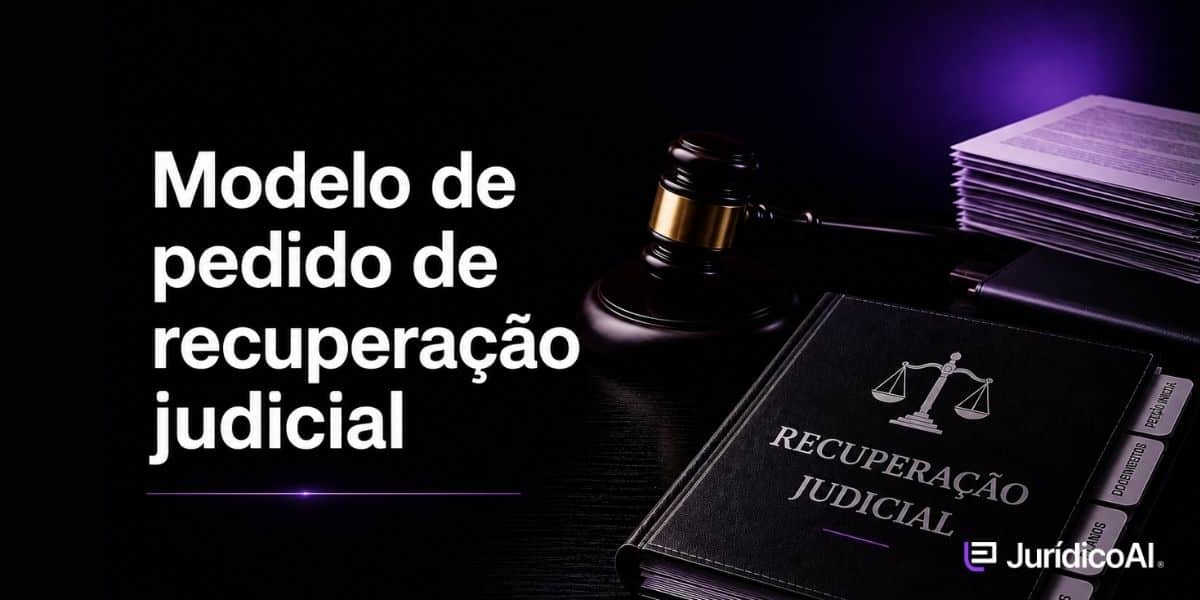 Modelo de pedido de recuperação judicial Veja um modelo de pedido de recuperação judicial e entenda os principais requisitos, documentos e fundamentos para elaborar a petição de acordo com a Lei nº Lei 14.112/2020