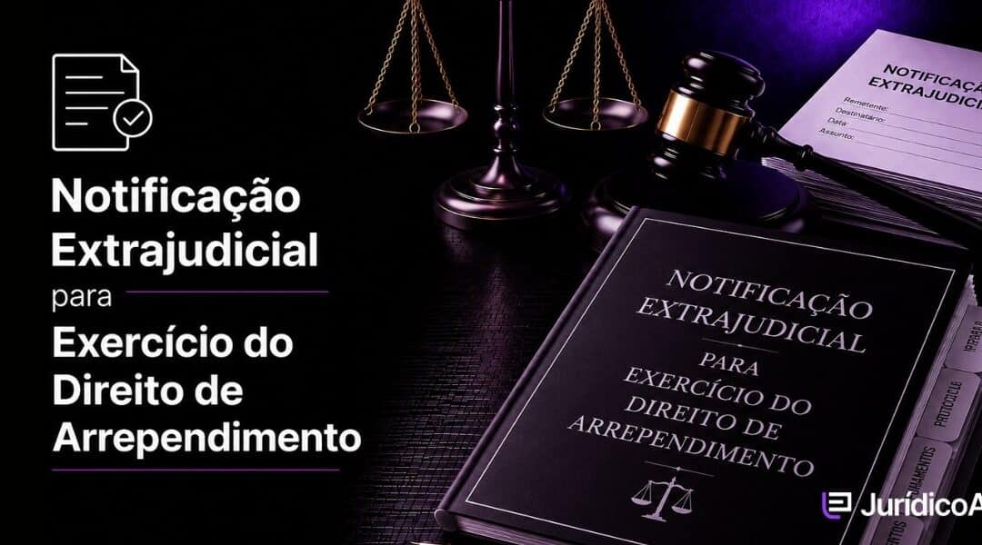 Notificação Extrajudicial para Exercício do Direito de Arrependimento 2026