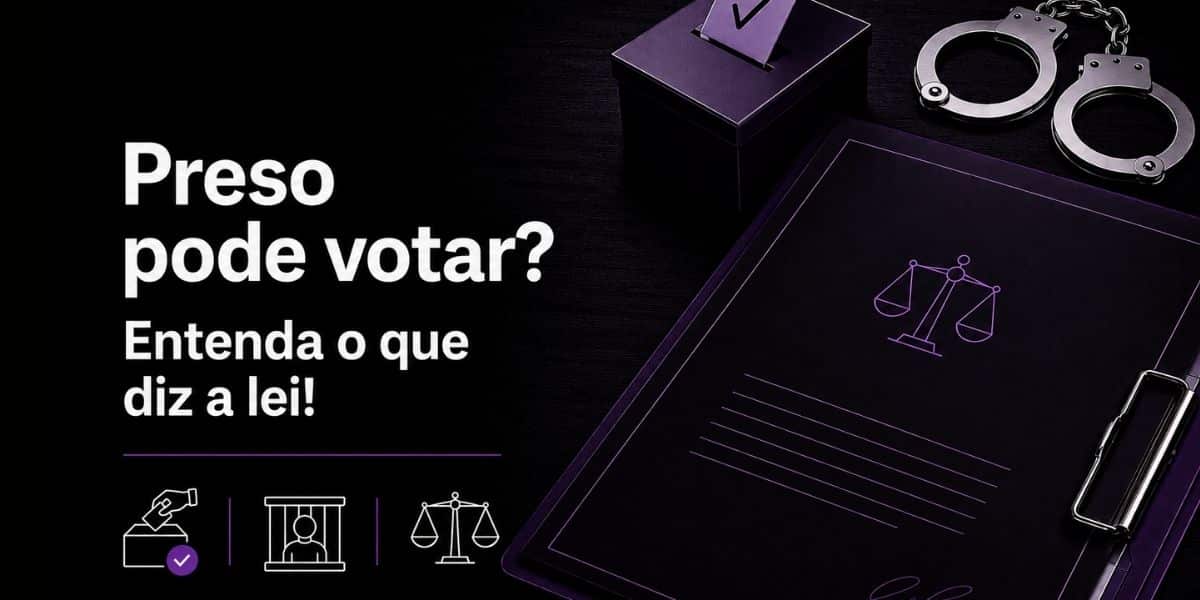 Preso pode votar Preso pode votar? Entenda a diferença entre preso provisório e condenado com trânsito em julgado, a suspensão dos direitos políticos e os efeitos da Lei Antifacção nas Eleições 2026.