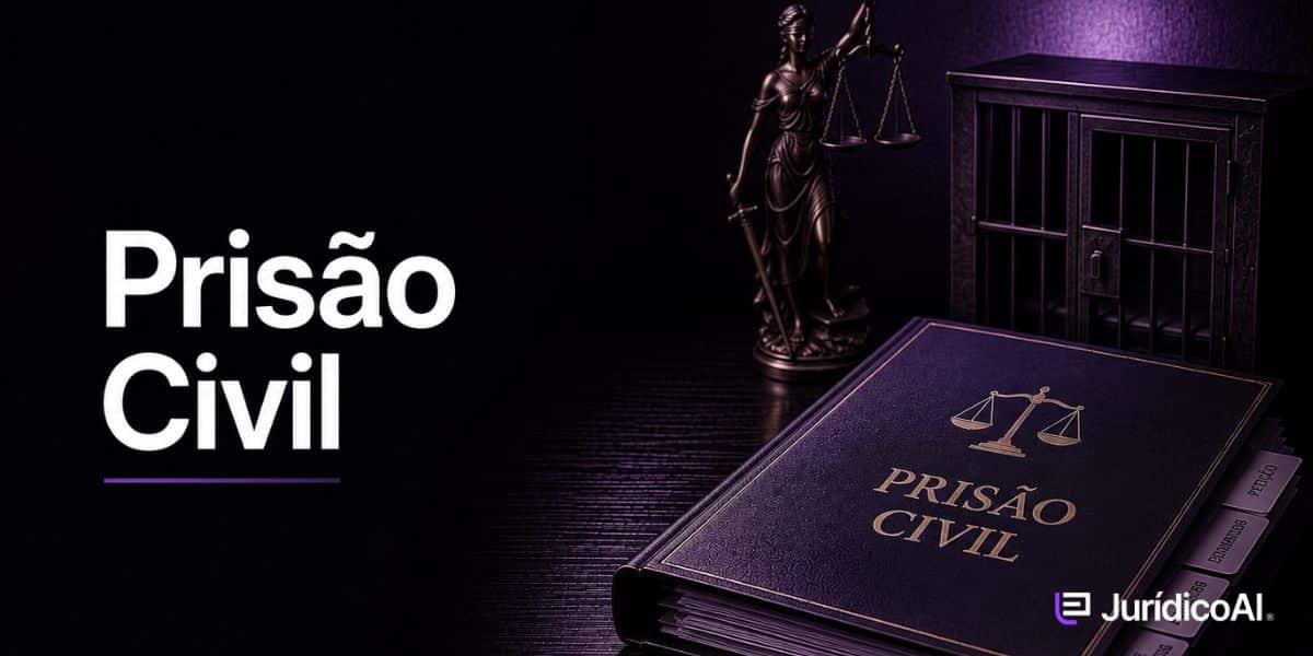 Entenda quando cabe a prisão civil, suas principais hipóteses e como funciona a prisão por dívida de alimentos.