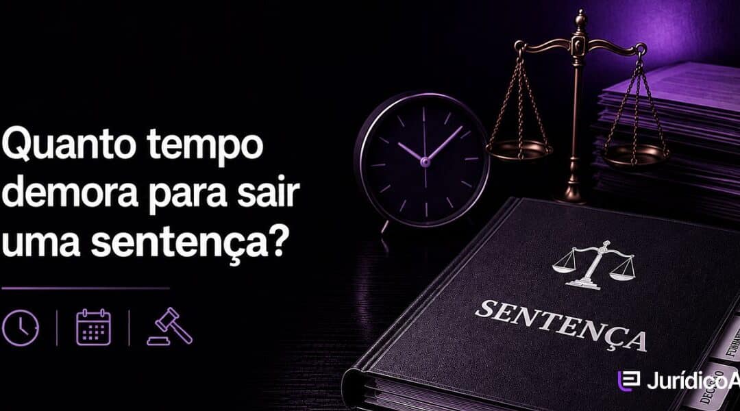 Quanto tempo demora para sair uma sentença?