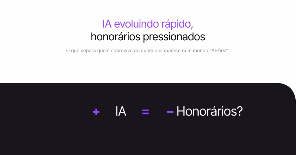 IA evoluindo rápido e honorários pressionados: qual é o segredo para o sucesso financeiro num mundo que tenta ser “AI-first”?