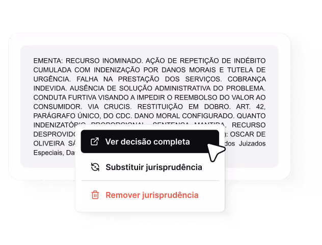 Buscar jurisprudência na Jurídico AI