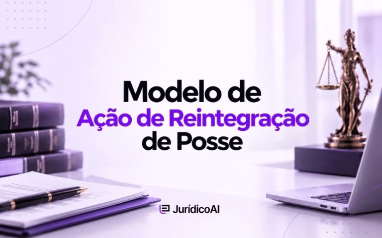 Modelo de Ação de Reintegração de Posse
