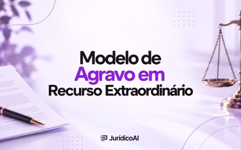 Modelo de Agravo em Recurso Extraordinário